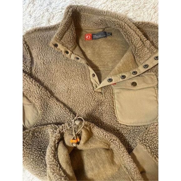 The American outdoorsman khaki and brown sherpa sweatshirt M. - Picture 5 of 7
